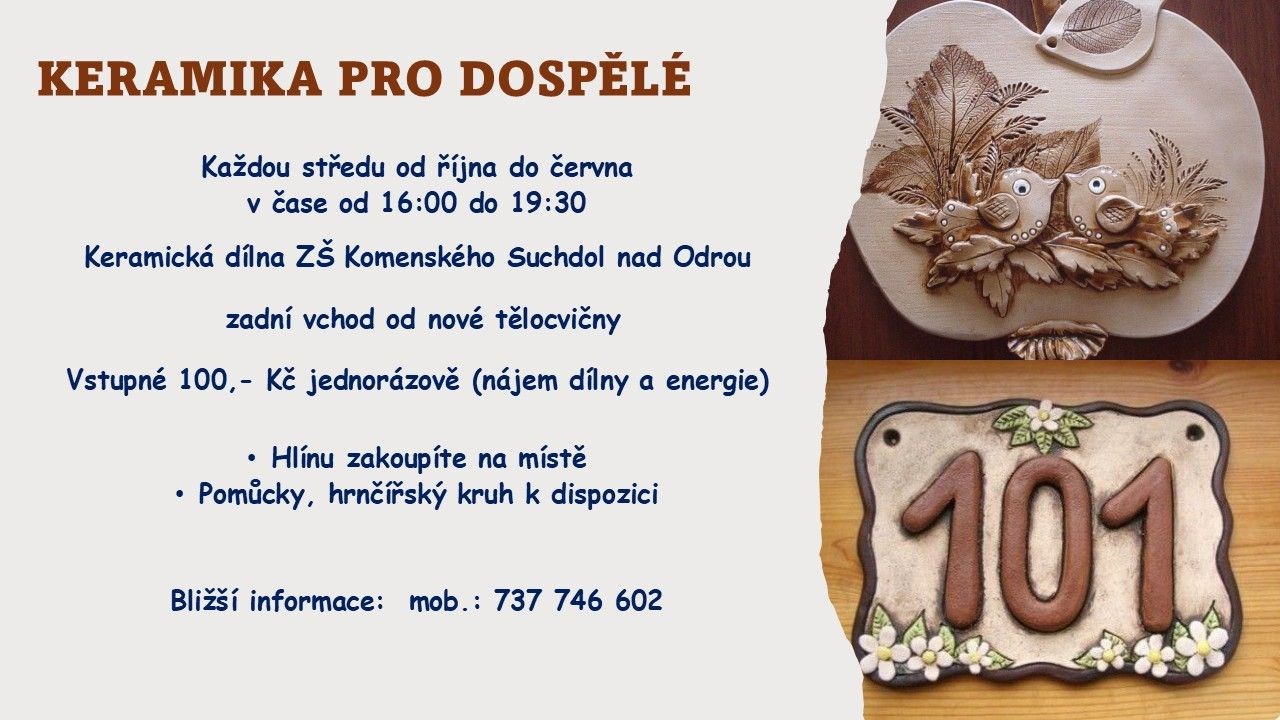 Keramika pro dospělé s Míšou Tomáškovou