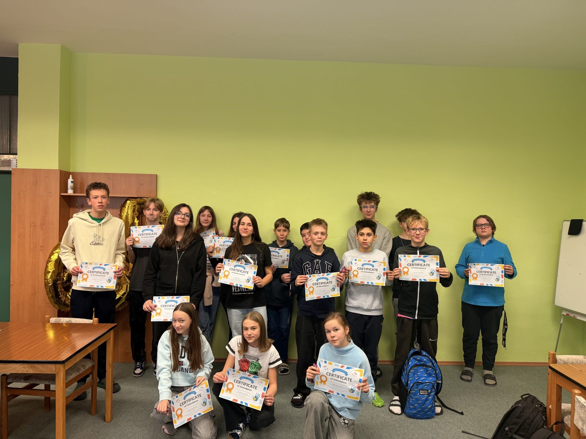 Školní kolo Olympiády v konverzační soutěži z anglického jazyka