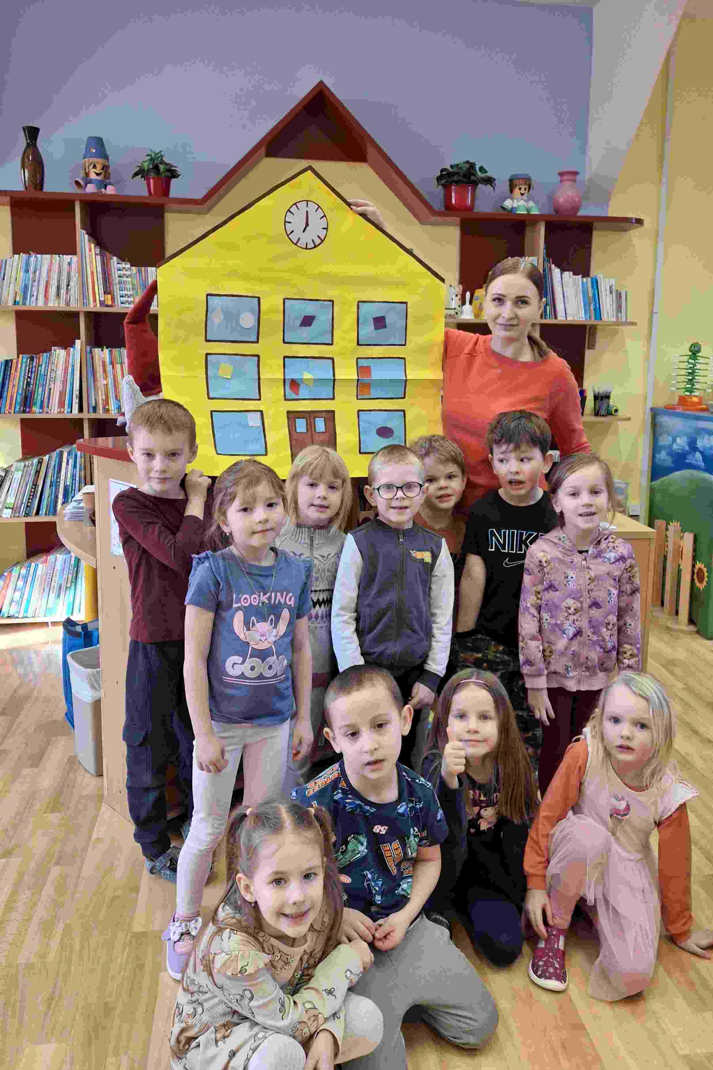 Ukázková hodina pro rodiče a paní učitelky v MŠ